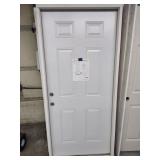 36" RH 6 Panel exterior door