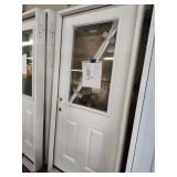 36" RH Half Lite exterior door