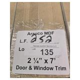 Arauco MDF trim 2-14" x 7
