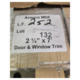 Arauco MDF trim 2-14" x 7