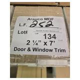 Arauco MDF trim 2-14" x 7