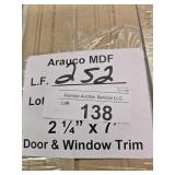 Arauco MDF trim 2-14" x 7