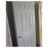 2 metal clad slab doors