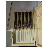 Wood turning knives