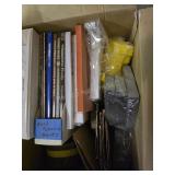 Assorted sand paper and books