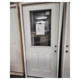 36" LH Half View exterior door