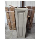4pc Madison White 12" x 42" upper cabinet set