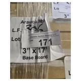 Arauco MDF base 3" x 17