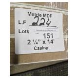Metrie MDF casing 2-1/4" x 14