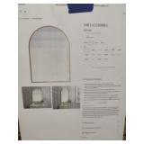 Elegant mirror brass 22x30"
