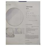 Elegant Mirror brass 32"D