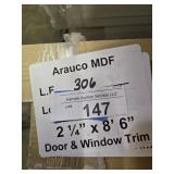 Arauco MDF trim 2-1/4" x 8