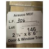 Arauco MDF trim 2-1/4" x 8