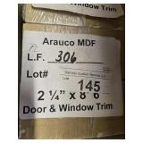 Arauco MDF trim 2-1/4" x 8