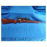 Bolt action rifle with weaver scope