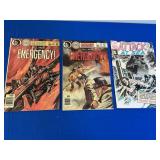 3 Charlton Comics - Emergency #2, #3 & Other