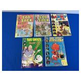 5 Harvey Comics - Sad Sack Army & Other