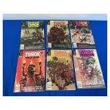 6 Gold Key Comics - Turok - 1978 issues
