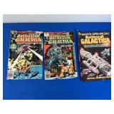 3 Marvel Comics - Battlestar Galactica #1, #3 &
