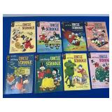 8 Gold Key Walt Disneyï¿½s Uncle Scrooge Comics