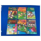 6 Gold Key Disney Comics - Huey Dewey & Louie