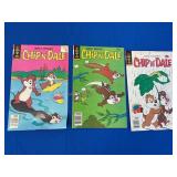 3 Gold Key Disney Comics - Chip ï¿½n Dale