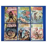 6 Savage Sword of Conan Comics - 17-19, 21-23