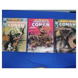3 Savage Sword of Conan Comics - 1, 2, 5