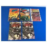 5 Charlton Comics Fighting Military 2970s