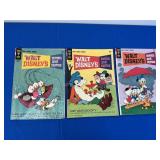 3 Gold Key Walt Disney Comics - # 509; 602, 709