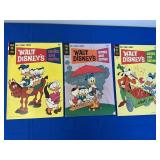 3 Gold Key Walt Disney Comics - # 707, 709, 806