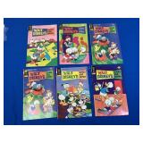 6 Gold Key Walt Disney Comics