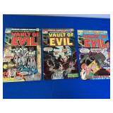 3 Marvel Comics - Vault of Evil # 19, 29, 23