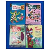 4 Gold Key Walt Disney Comics & Stories