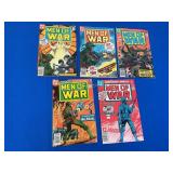 5 DC Comics Men of War - 1977-78