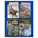 4 Gold Key Comics - The Jungle Twins