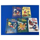 5 Gold Key Walt Disneyï¿½s Uncle Scrooge Comics