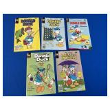 5 Comics - Whitman Donald Duck & Other