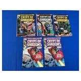 5 Marvel Crypt of Shadows - 1974-75 issues