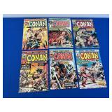 6 Marvel Comics - Conan  # 44-49