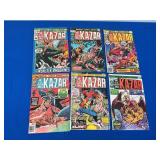 6 Marvel Comics KA-ZAR 1972-76