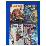 4 Gold Key Star Trek Comics -One Whitman