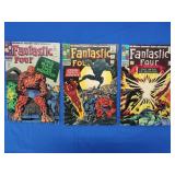 3 Marvel Fantastic Four Comics #51-53