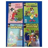 4 Whitman Uncle Scrooge Comics