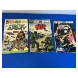 3 Charlton Comics - War Themes