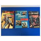 3 Gold Key Comics - Lone Ranger