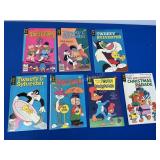 7 Gold Key Comics - Looney Tunes & Other
