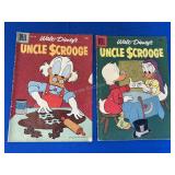 2 DELL Walt Disneyï¿½s Uncle Scrooge # 14, 17
