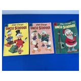 3 DELL Walt Disneyï¿½s Uncle Scrooge # 22, 23, 24