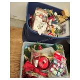 2 totes Christmas decor